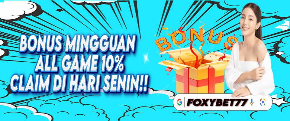 Bonus Mingguan All Games 10%